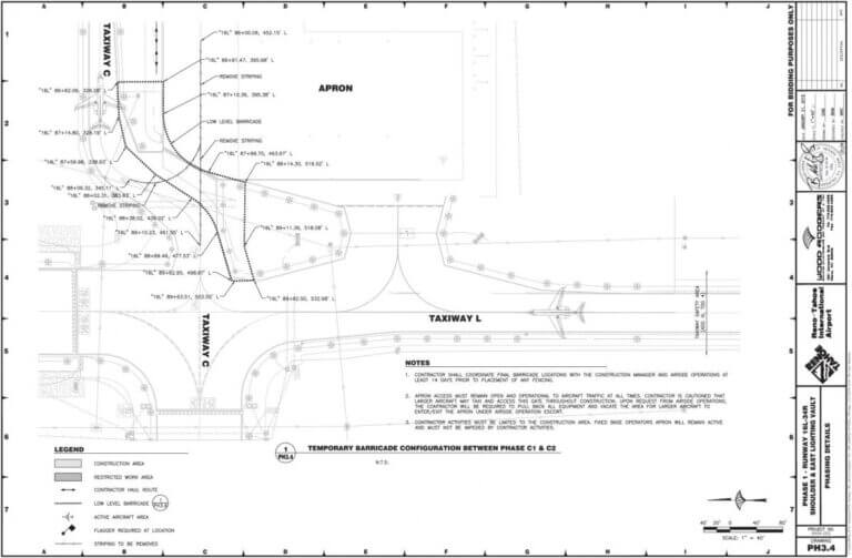 RNO Master Plan Runway plans document.