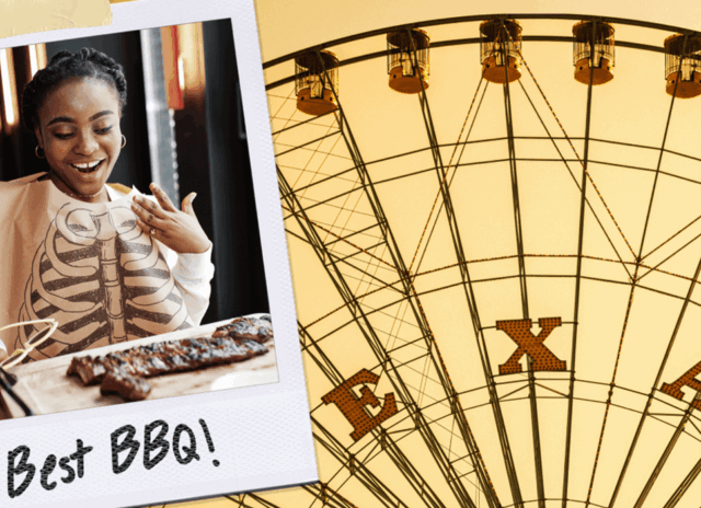 Header image with girl enjoying BBQ
