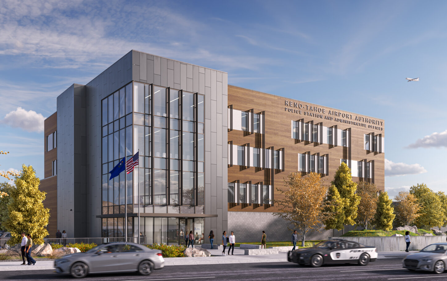 Police and Airport Authority Headquarters Building Rendering