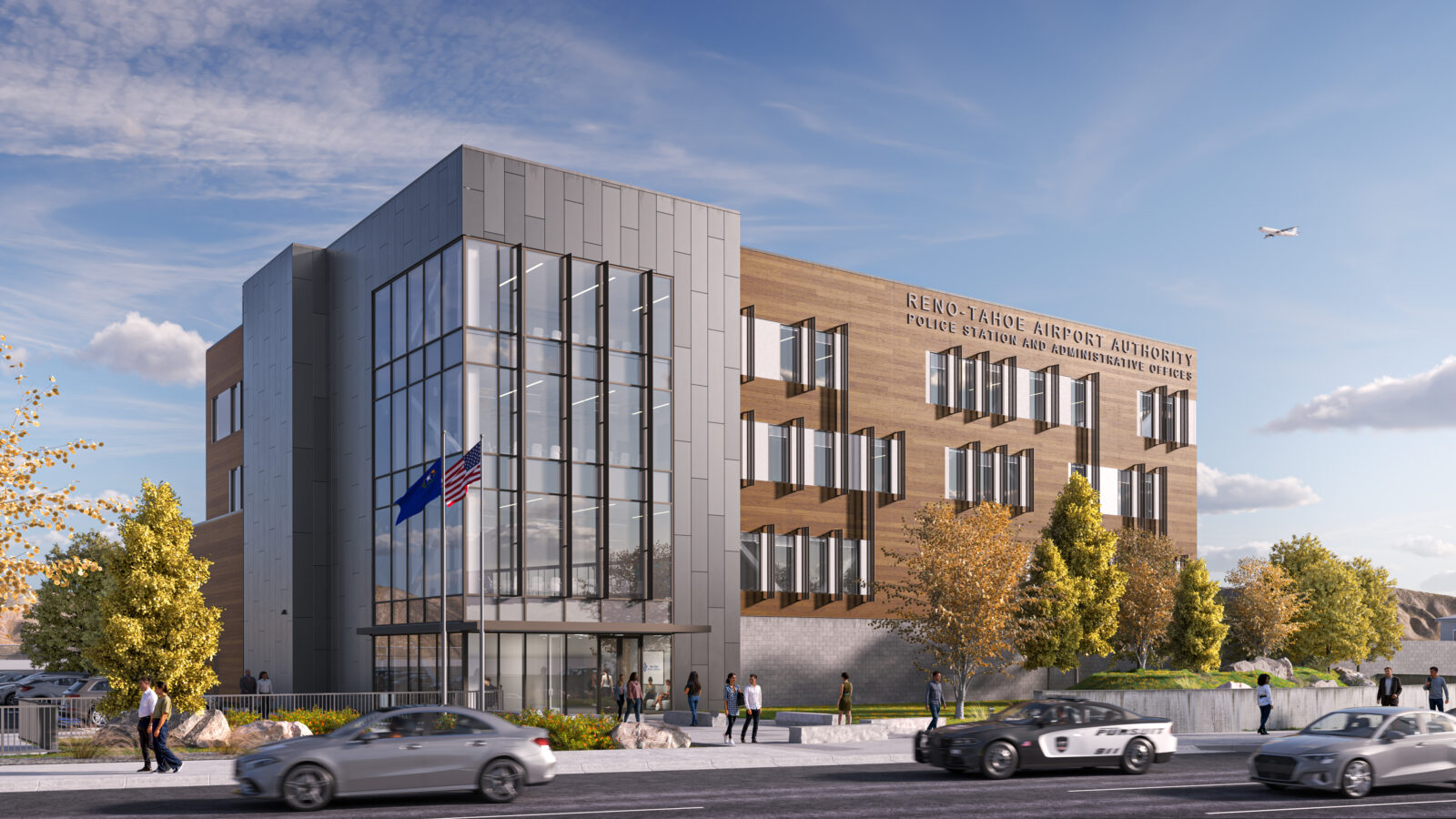 Police and Airport Authority Headquarters Building Rendering