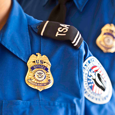 TSA agent badge