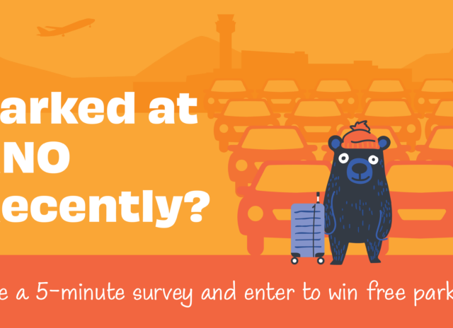 Reads Parked at RNO Recently? Take a 5-minute survey and enter to win free parking