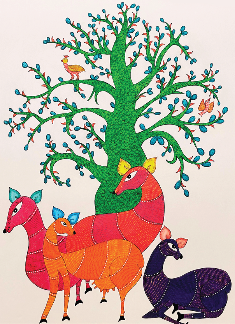 Artwork featuring flora and fauna